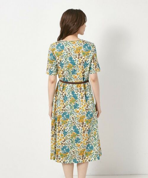 CORDIER / コルディア ミニ丈・ひざ丈ワンピース | 【リバティ/M~4Lサイズ/洗える】エドナ Aラインワンピース | 詳細3