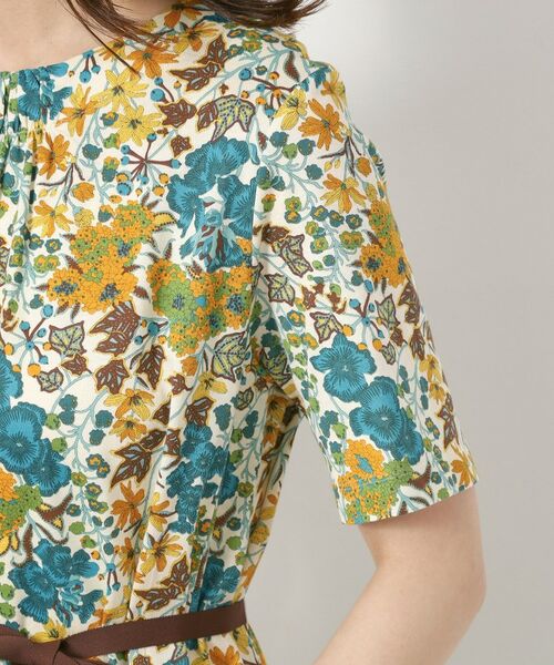 CORDIER / コルディア ミニ丈・ひざ丈ワンピース | 【リバティ/M~4Lサイズ/洗える】エドナ Aラインワンピース | 詳細5