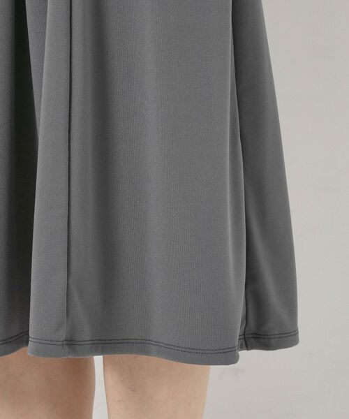 CORDIER / コルディア ミニ丈・ひざ丈ワンピース | 【接触冷感／洗える／M～4Lサイズ】ドライタッチ 美シルエットジャージワンピース | 詳細7