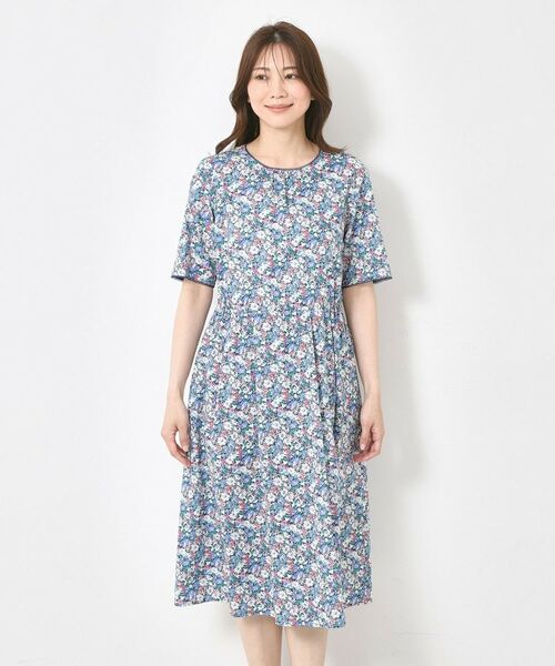 CORDIER / コルディア ミニ丈・ひざ丈ワンピース | 【M～4Lサイズ】リバティ マーガレット ワンピース | 詳細1