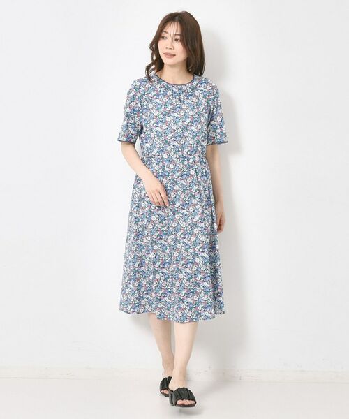 CORDIER / コルディア ミニ丈・ひざ丈ワンピース | 【M～4Lサイズ】リバティ マーガレット ワンピース | 詳細13
