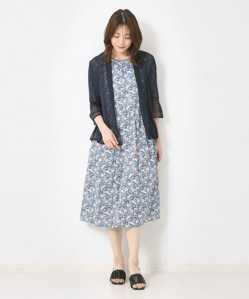 CORDIER / コルディア ミニ丈・ひざ丈ワンピース | 【M～4Lサイズ】リバティ マーガレット ワンピース | 詳細14