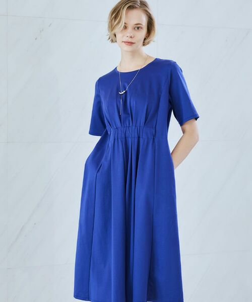 CORDIER / コルディア ミニ丈・ひざ丈ワンピース | 【M～4Lサイズ／手洗い可】シェルジャージ ワンピース | 詳細20