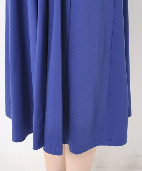 CORDIER / コルディア ミニ丈・ひざ丈ワンピース | 【M～4Lサイズ／手洗い可】シェルジャージ ワンピース | 詳細7