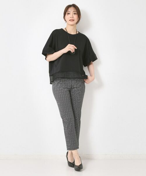 CORDIER / コルディア ショート・ハーフ・半端丈パンツ | 【S~4Lサイズ/接触冷感/ストレッチ】サマートリコットレギンスパンツ | 詳細13