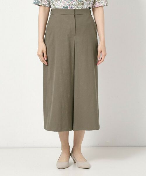 CORDIER / コルディア ショート・ハーフ・半端丈パンツ | 【接触冷感／S～4Lサイズ／洗える】ドライオックス ガウチョパンツ | 詳細1