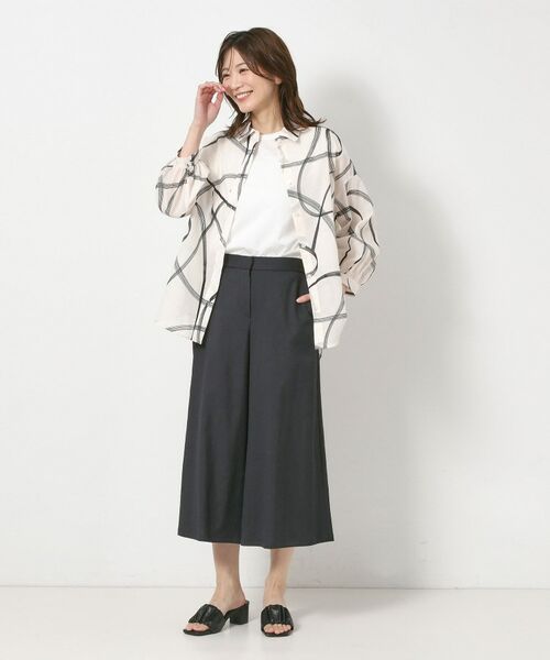 CORDIER / コルディア ショート・ハーフ・半端丈パンツ | 【接触冷感／S～4Lサイズ／洗える】ドライオックス ガウチョパンツ | 詳細12