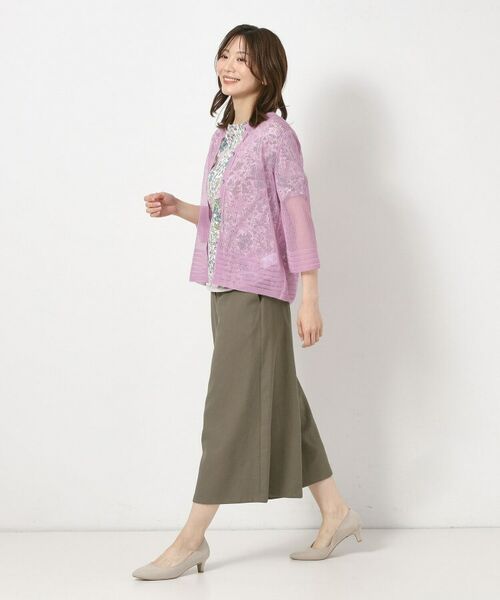 CORDIER / コルディア ショート・ハーフ・半端丈パンツ | 【接触冷感／S～4Lサイズ／洗える】ドライオックス ガウチョパンツ | 詳細17