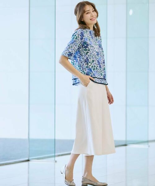 CORDIER / コルディア ショート・ハーフ・半端丈パンツ | 【接触冷感／S～4Lサイズ／洗える】ドライオックス ガウチョパンツ | 詳細20