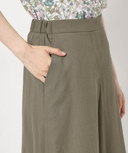 CORDIER / コルディア ショート・ハーフ・半端丈パンツ | 【接触冷感／S～4Lサイズ／洗える】ドライオックス ガウチョパンツ | 詳細4