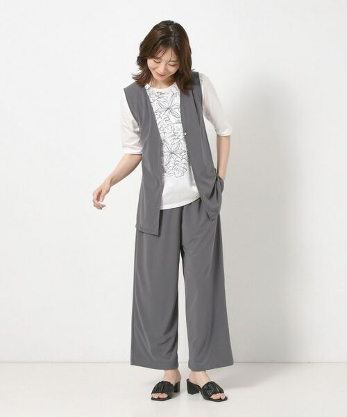 CORDIER / コルディア パンツ | 【S~4Lサイズ/接触冷感/洗える/セットアップ】ドライタッチ ジャージパンツ | 詳細8