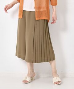 CORDIER / コルディア ショート・ハーフ・半端丈パンツ | 【S～4Lサイズ／セットアップ／手洗い可】ジョーゼットガウチョパンツ