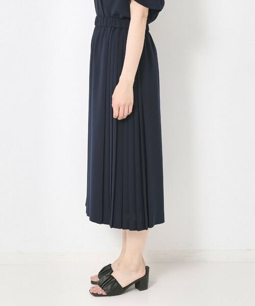 CORDIER / コルディア ショート・ハーフ・半端丈パンツ | 【S～4Lサイズ／セットアップ／手洗い可】ジョーゼットガウチョパンツ | 詳細2