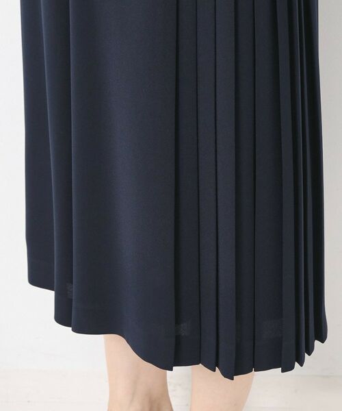 CORDIER / コルディア ショート・ハーフ・半端丈パンツ | 【S～4Lサイズ／セットアップ／手洗い可】ジョーゼットガウチョパンツ | 詳細6