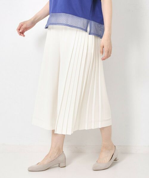 CORDIER / コルディア ショート・ハーフ・半端丈パンツ | 【S～4Lサイズ／セットアップ／手洗い可】ジョーゼットガウチョパンツ | 詳細7