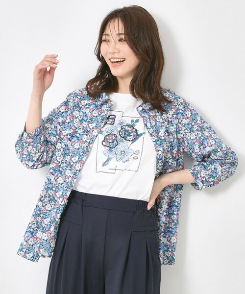 CORDIER / コルディア シャツ・ブラウス | 【M～4Lサイズ/セットアップ可】リバティ マーガレット シャツ | 詳細11