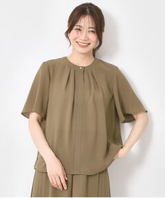 CORDIER / コルディア シャツ・ブラウス | 【M～4Lサイズ／セットアップ／手洗い可】ジョーゼットブラウス