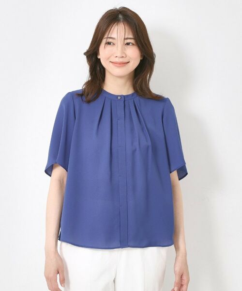 CORDIER / コルディア シャツ・ブラウス | 【M~4Lサイズ/セットアップ/手洗い可】ジョーゼットブラウス | 詳細1