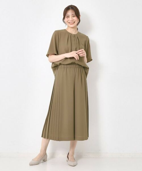 CORDIER / コルディア シャツ・ブラウス | 【M~4Lサイズ/セットアップ/手洗い可】ジョーゼットブラウス | 詳細12