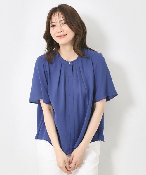 CORDIER / コルディア シャツ・ブラウス | 【M~4Lサイズ/セットアップ/手洗い可】ジョーゼットブラウス | 詳細19