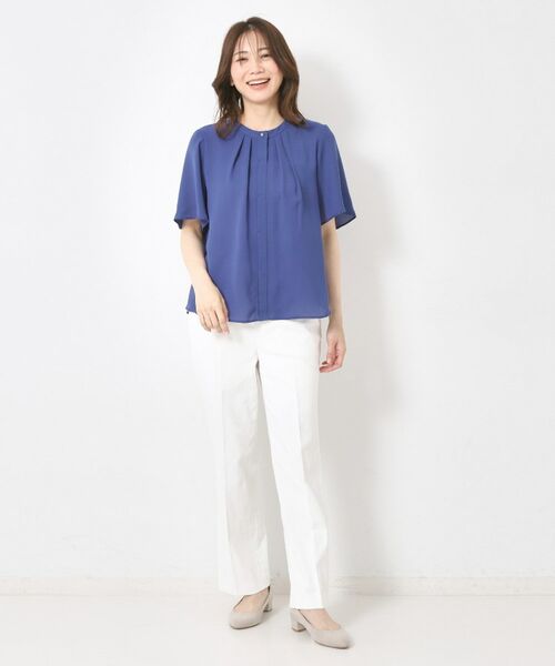 CORDIER / コルディア シャツ・ブラウス | 【M~4Lサイズ/セットアップ/手洗い可】ジョーゼットブラウス | 詳細21