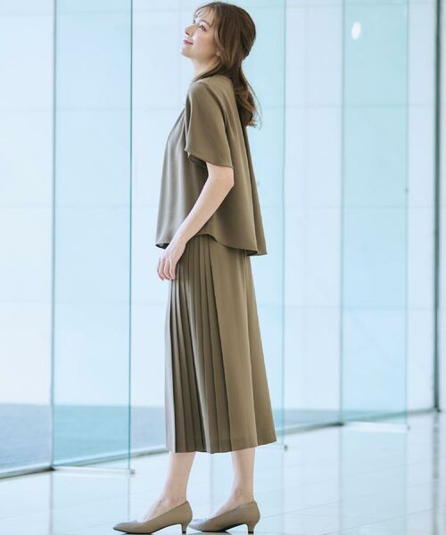 CORDIER / コルディア シャツ・ブラウス | 【M~4Lサイズ/セットアップ/手洗い可】ジョーゼットブラウス | 詳細27