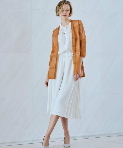 CORDIER / コルディア シャツ・ブラウス | 【M~4Lサイズ/セットアップ/手洗い可】ジョーゼットブラウス | 詳細28