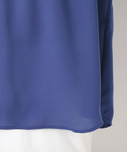 CORDIER / コルディア シャツ・ブラウス | 【M~4Lサイズ/セットアップ/手洗い可】ジョーゼットブラウス | 詳細6