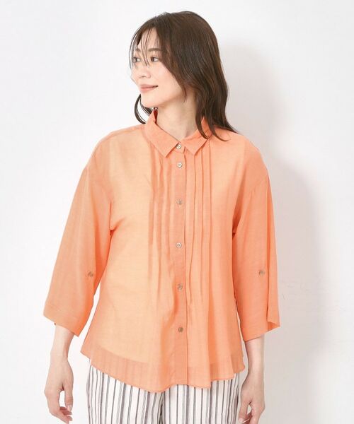 CORDIER / コルディア シャツ・ブラウス | 【M~4Lサイズ/洗える】シアードライシャツ | 詳細1