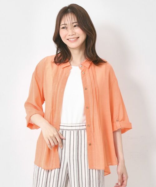 CORDIER / コルディア シャツ・ブラウス | 【M~4Lサイズ/洗える】シアードライシャツ | 詳細16