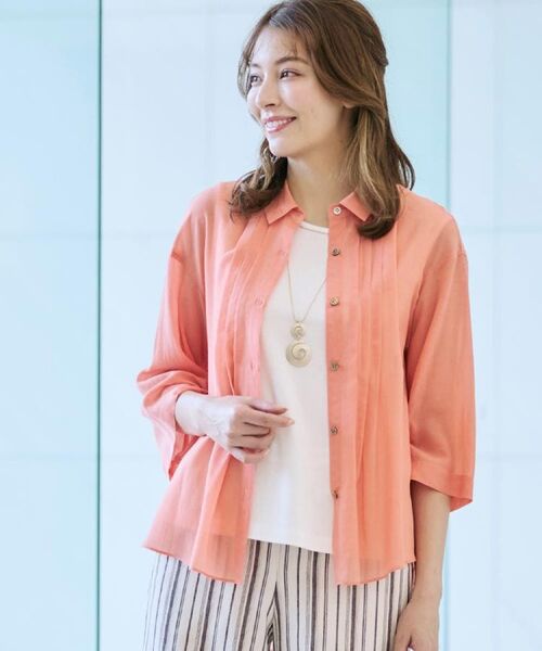 CORDIER / コルディア シャツ・ブラウス | 【M~4Lサイズ/洗える】シアードライシャツ | 詳細21