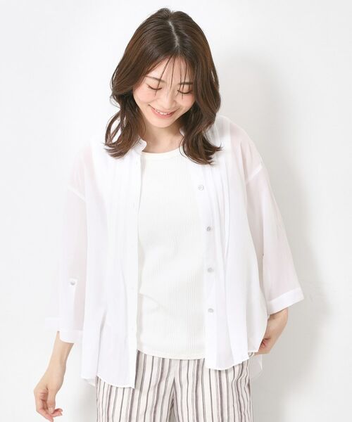 CORDIER / コルディア シャツ・ブラウス | 【M~4Lサイズ/洗える】シアードライシャツ | 詳細8