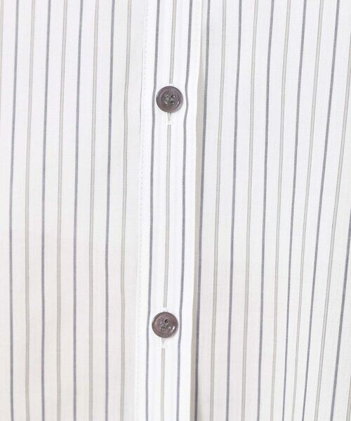 CORDIER / コルディア シャツ・ブラウス | 【M~4Lサイズ】ライトシアーストライプロングシャツ | 詳細10