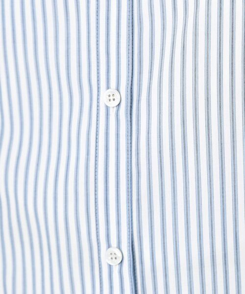 CORDIER / コルディア シャツ・ブラウス | 【M~4Lサイズ】ライトシアーストライプロングシャツ | 詳細14