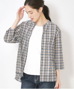 CORDIER / コルディア シャツ・ブラウス | 【洗える】涼し気サマーチェックシャツ