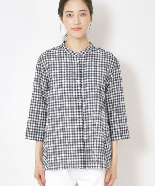 CORDIER / コルディア シャツ・ブラウス | 【洗える】涼し気サマーチェックシャツ | 詳細1