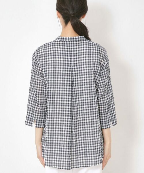 CORDIER / コルディア シャツ・ブラウス | 【洗える】涼し気サマーチェックシャツ | 詳細3
