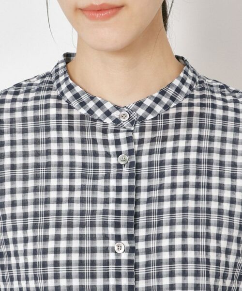 CORDIER / コルディア シャツ・ブラウス | 【洗える】涼し気サマーチェックシャツ | 詳細4