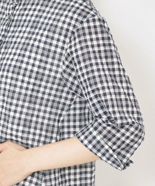 CORDIER / コルディア シャツ・ブラウス | 【洗える】涼し気サマーチェックシャツ | 詳細6