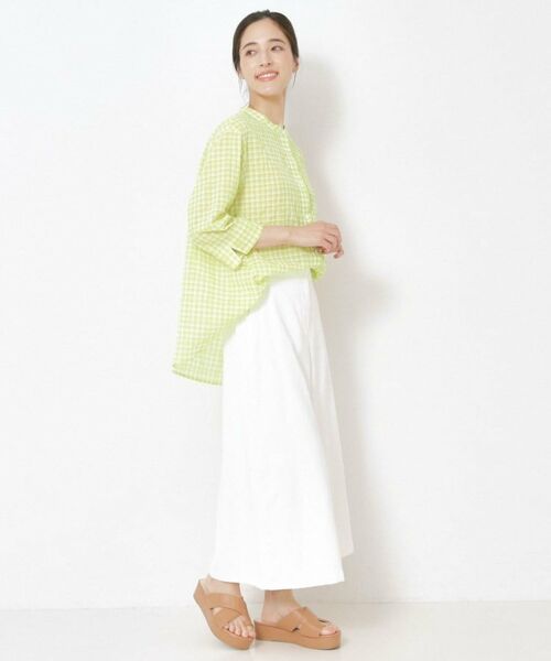 CORDIER / コルディア シャツ・ブラウス | 【洗える】涼し気サマーチェックシャツ | 詳細9