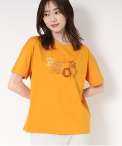CORDIER / コルディア Tシャツ | 【M～4Lサイズ】刺繍＆スパンコール ロゴデザインTシャツ