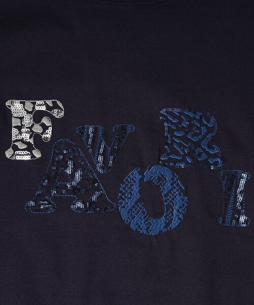 CORDIER / コルディア Tシャツ | 【M～4Lサイズ】刺繍＆スパンコール ロゴデザインTシャツ | 詳細18