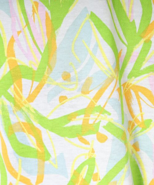 CORDIER / コルディア Tシャツ | 【M~4Lサイズ】カラーリーフプリントプルオーバージャージ | 詳細10