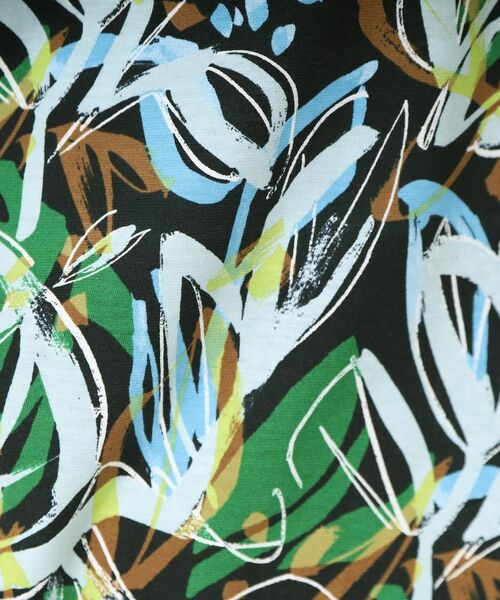 CORDIER / コルディア Tシャツ | 【M~4Lサイズ】カラーリーフプリントプルオーバージャージ | 詳細14