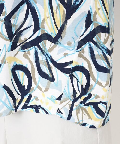 CORDIER / コルディア Tシャツ | 【M~4Lサイズ】カラーリーフプリントプルオーバージャージ | 詳細6