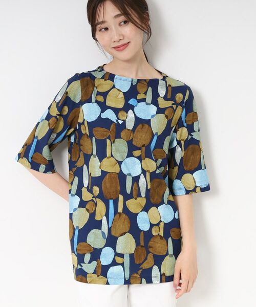 CORDIER / コルディア チュニック | 【M~4Lサイズ】フォレットプリントチュニック | 詳細12