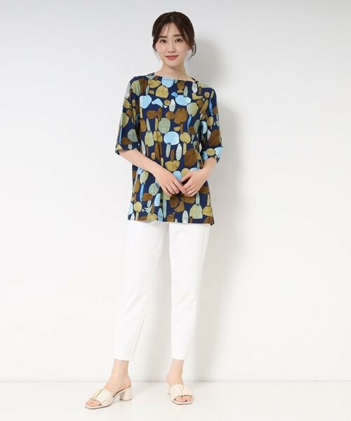 CORDIER / コルディア チュニック | 【M~4Lサイズ】フォレットプリントチュニック | 詳細13