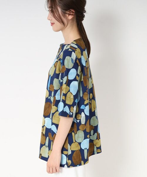 CORDIER / コルディア チュニック | 【M~4Lサイズ】フォレットプリントチュニック | 詳細2