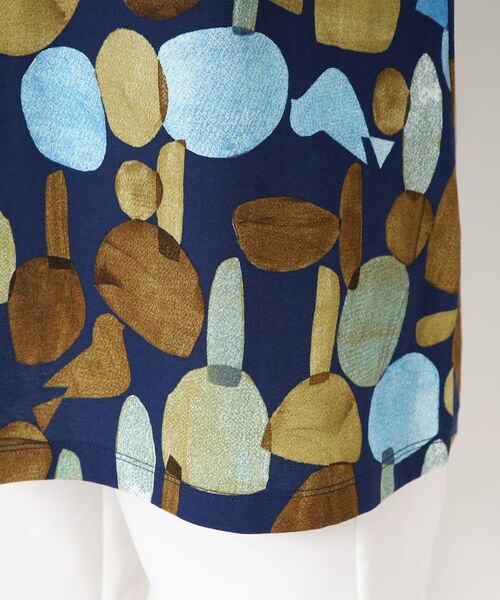 CORDIER / コルディア チュニック | 【M~4Lサイズ】フォレットプリントチュニック | 詳細6