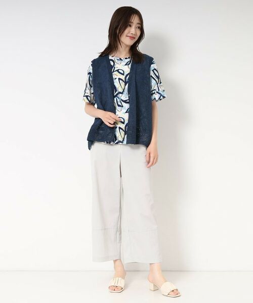 CORDIER / コルディア ベスト | 【和紙混素材/洗える】TSUMUGIニットベスト | 詳細13